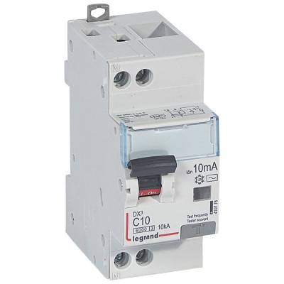 DISJ DIFF DX³ 1P+N C10A 6/10KA AC 10mA