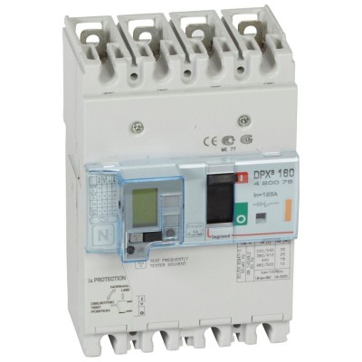 DPX³ 160 MT+DIFF 4P 125A 25KA