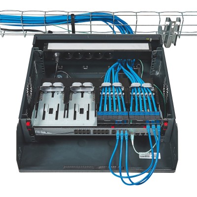 PACK COFFRET VERTICAL TERTIARE DE PROXIMIT2 LINKEO 19''  6 LIENS RJ45