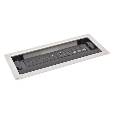 INCARA FLIP'UP EQUIPE 3xPC 2P+T +1xUSB A+C 3 + 3xRJ45 + 1xHDMI et cor
