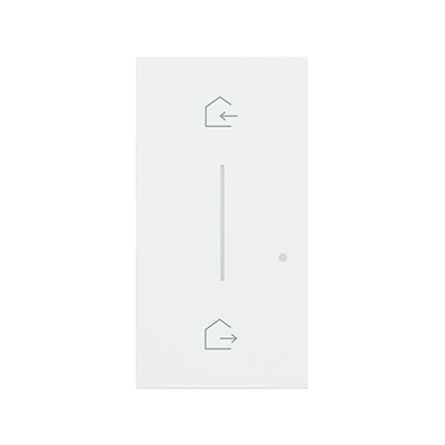 LIVING NOW WITH NETATMO BLANC ENJOLIVEUR COMMANDE DEPART/ARRIVEE