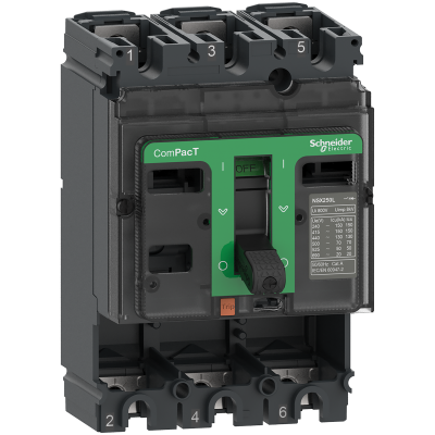 COMPACT NSX250B BLOC DE COUPURE SANS DECLENCHEUR 250A 3P 25kA FIXE