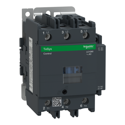 CONTACTEUR LC1D80AP7 80A 1F+1O 230VAC 50/60HZ