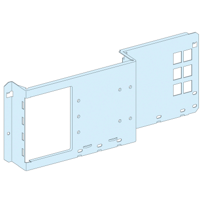 PLATINE NSX-INS250 HORIZ FIXE CDE MANETON L600 RAL9003 PrismaSet