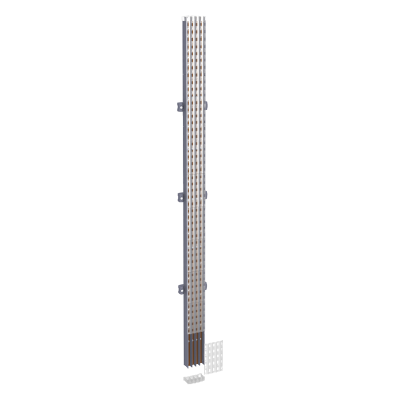 JEU DE BARRES ISOLEES - 250A 4P - L-1400mm (Powerclip)- Linergy BW 