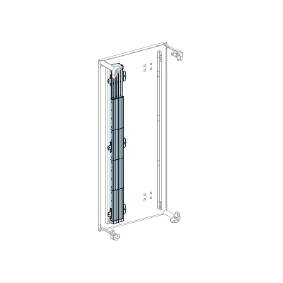 JEU DE BARRES ISOLEES - 250A 4P - L-1400mm (Powerclip)- Linergy BW 