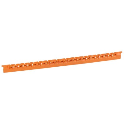 REPERE MEMOCAB CHIFFRE 3 FOND ORANGE (Réglette x24 pcs)