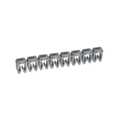 REPERE CAB3 CHIFFRE 8 FOND GRIS FIL 1,5~2,5mm² (Réglette x30 pcs)