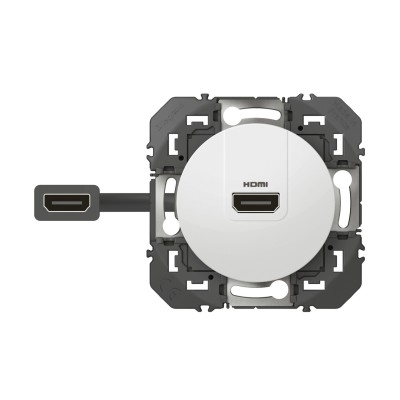 DOOXIE PRISE HDMI PRECONNECTORISEE  BLANC