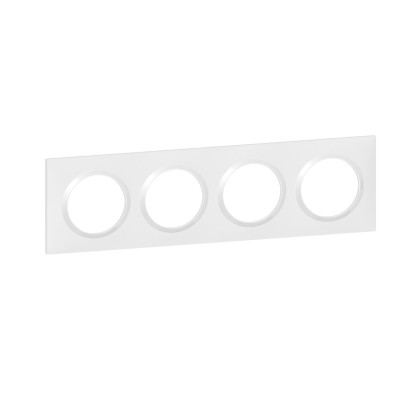 DOOXIE PLAQUE 4 POSTES BLANC