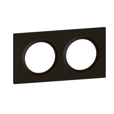 DOOXIE PLAQUE 2 POSTES NOIR VELOUR