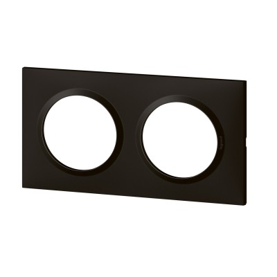 DOOXIE PLAQUE 2 POSTES NOIR VELOUR