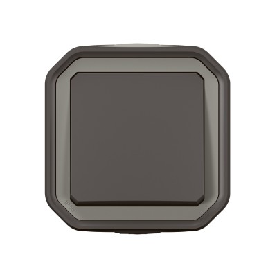 PLEXO ANTHRACITE VA ET VIENT 10A 250V IP55 IK08 - COMPLET SAILLIE