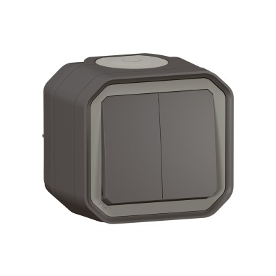 PLEXO ANTHRACITE COMMANDE DOUBLE IP55 IK08 - COMPLET SAILLIE