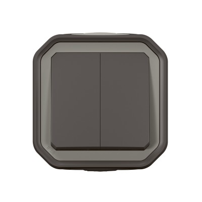 PLEXO ANTHRACITE COMMANDE DOUBLE IP55 IK08 - COMPLET SAILLIE
