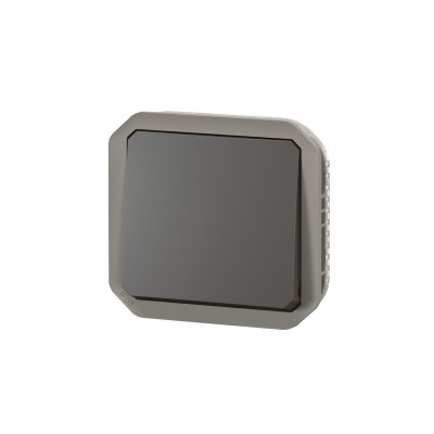 PLEXO ANTHRACITE VA ET VIENT 10A 250V IP55 IK08 - COMPOSABLE