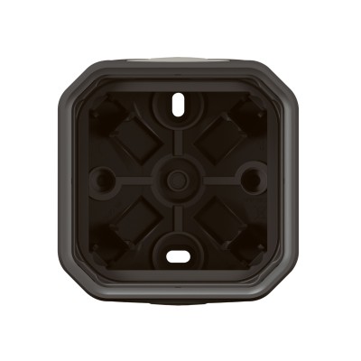 PLEXO ANTHRACITE BOITIER SAILLIE 1 POSTE - COMPOSABLE