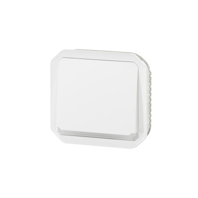 PLEXO BLANC POUSSOIR NO LUMINEUX 10A IP55 IK08 - COMPOSABLE