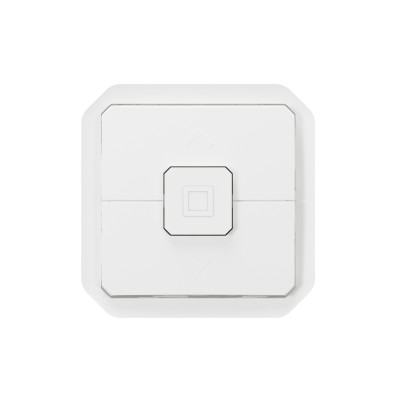 PLEXO BLANC DOUBLE V/V VOLETS ROULANTS 6A IP55 IK08 - COMPOSABLE