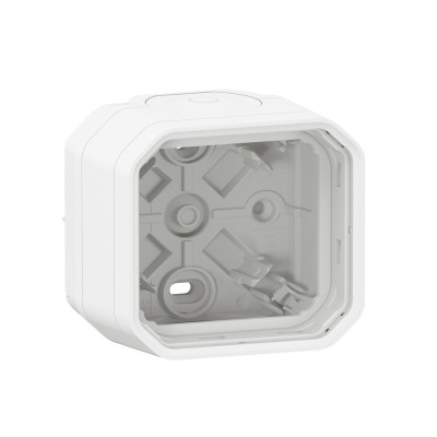PLEXO BLANC BOITIER SAILLIE 1 POSTE - COMPOSABLE