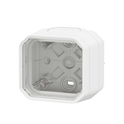 PLEXO BLANC BOITIER SAILLIE 1 POSTE - COMPOSABLE