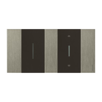 LIVING NOW NOIR ENJOLIVEUR COMMANDE D'ECLAIRAGE 2 MODULES