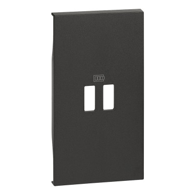 LIVING NOW NOIR ENJOLIVEUR PRISE USB 2 MODULES