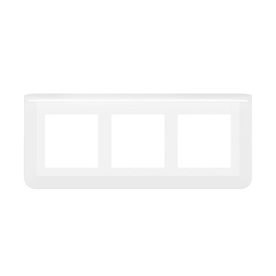 MOSAIC PLAQUE 3 x 2M BLANC HORIZONTAL ENTRAXE 57mm