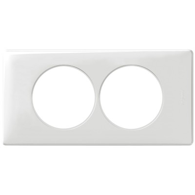 CELIANE BLANC PLAQUE 2P ENTRAXE 57mm
