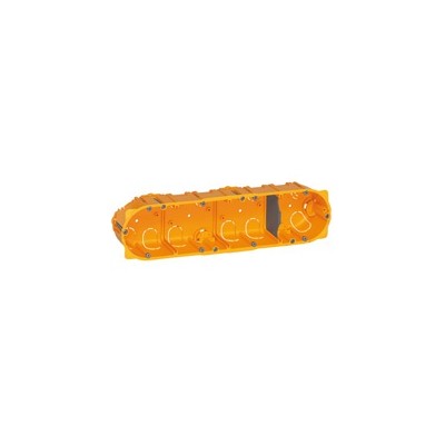 BOITE ENC.BATIBOX CLOISON SECHE LEGRAND 4 POSTES PROF.40mm ENTRAXE 71