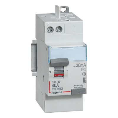 INTER DIFF DX³-ID 2P 40A 30MA TYPE AC (AR.HAUT VIS / DEP.HAUT AUTO)