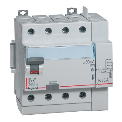 INTER DIFF DX³-ID 4P 40A 30MA TYPE AC (AR.HAUT VIS / DEP.HAUT AUTO)