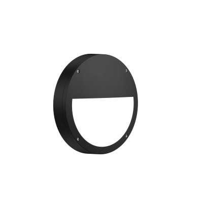 HUBLOT LED AL91 18W NOIR SEMI-CIRCULAR 1750LM 3CCT Ø275*59MM IP65