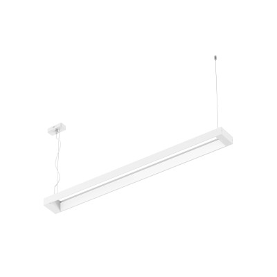 SUSPENSION LED DB25 BLANC 40W 3600LM 3-4-5.7K 120° 1200x115x48.8MM 
