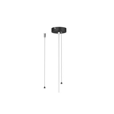 REGLETTE LED DB66 NOIR ACCESSOIRES DE SUSPENSION ON/OFF