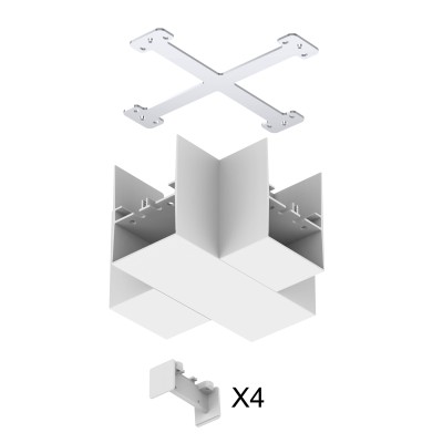 REGLETTE LED DB66 BLANC CONNECTEUR EN "+"