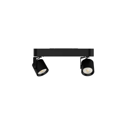 SPOT APPLIQUE DL313B NOIR 2x8W 3CCT 2200LM 45°***
