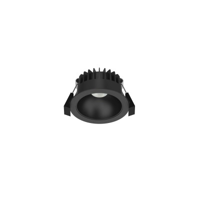 SPOT ENC.LED DL341A NOIR 8W 610-760LM 3CCT Ø80 FAISCEAU 60° IP20/54