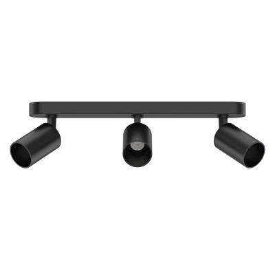 SPOT LED DL382B BLANC 3xGU10 MONTAGE PLAFONNIER